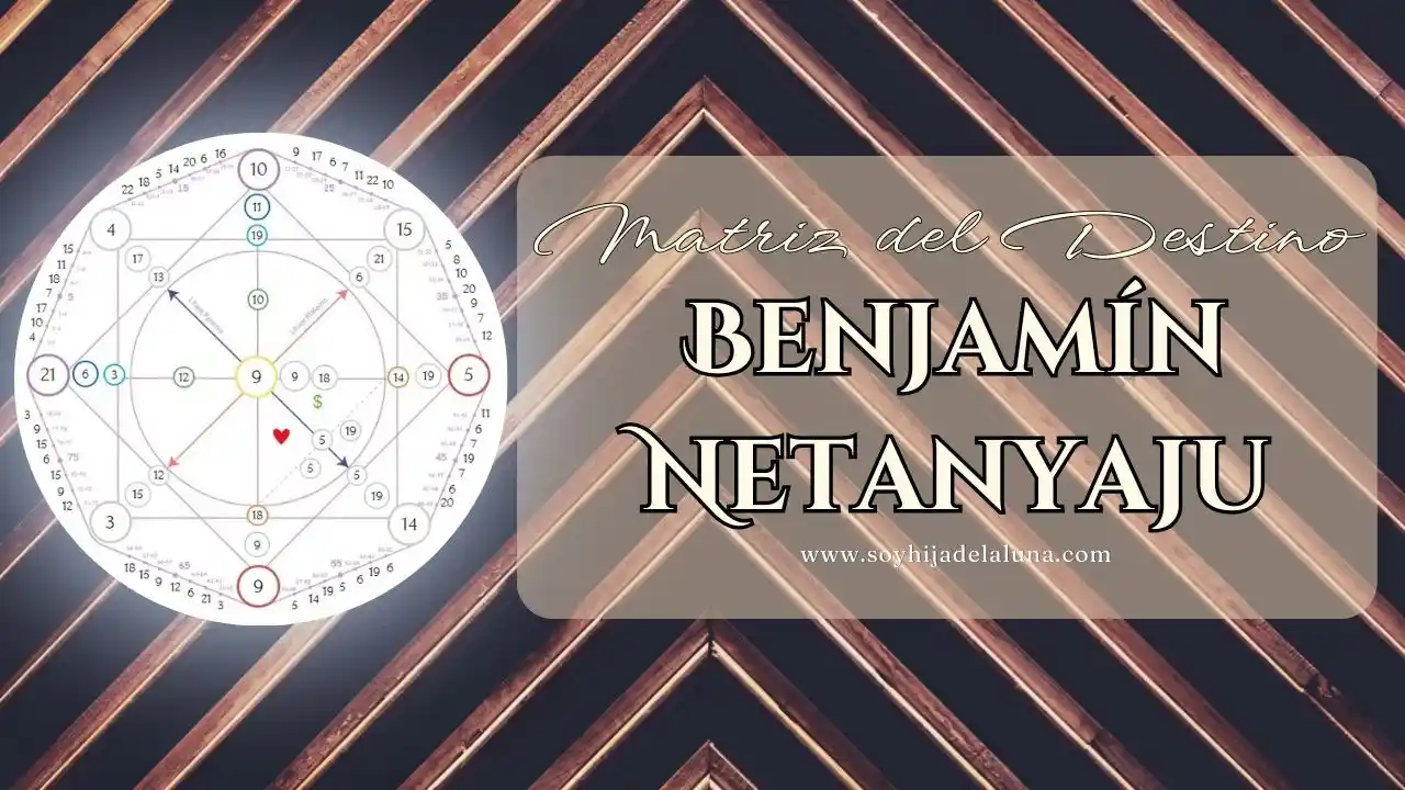 Matriz del Destino de Benjamín Netanyahu análisis numerológico Soy Hija de la Luna.