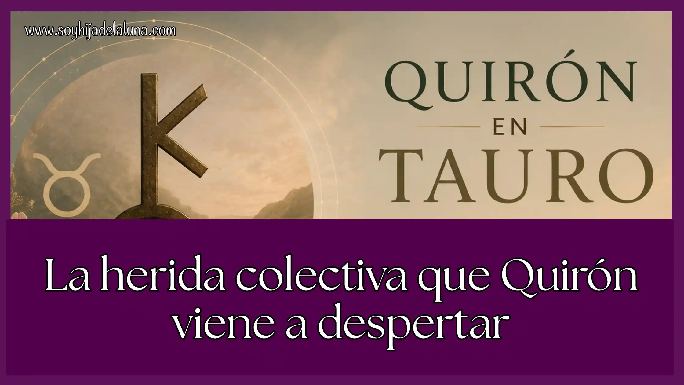 Quirón en Tauro - Significado astrológico para sanar tus recursos, valores y autoestima